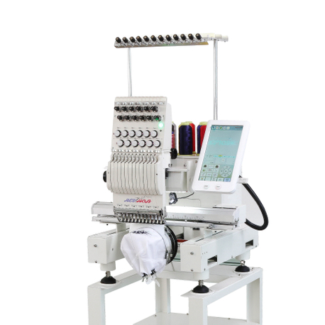 QH-MINI01 9/12 Needles High Quality Computerized Embroidery Machine