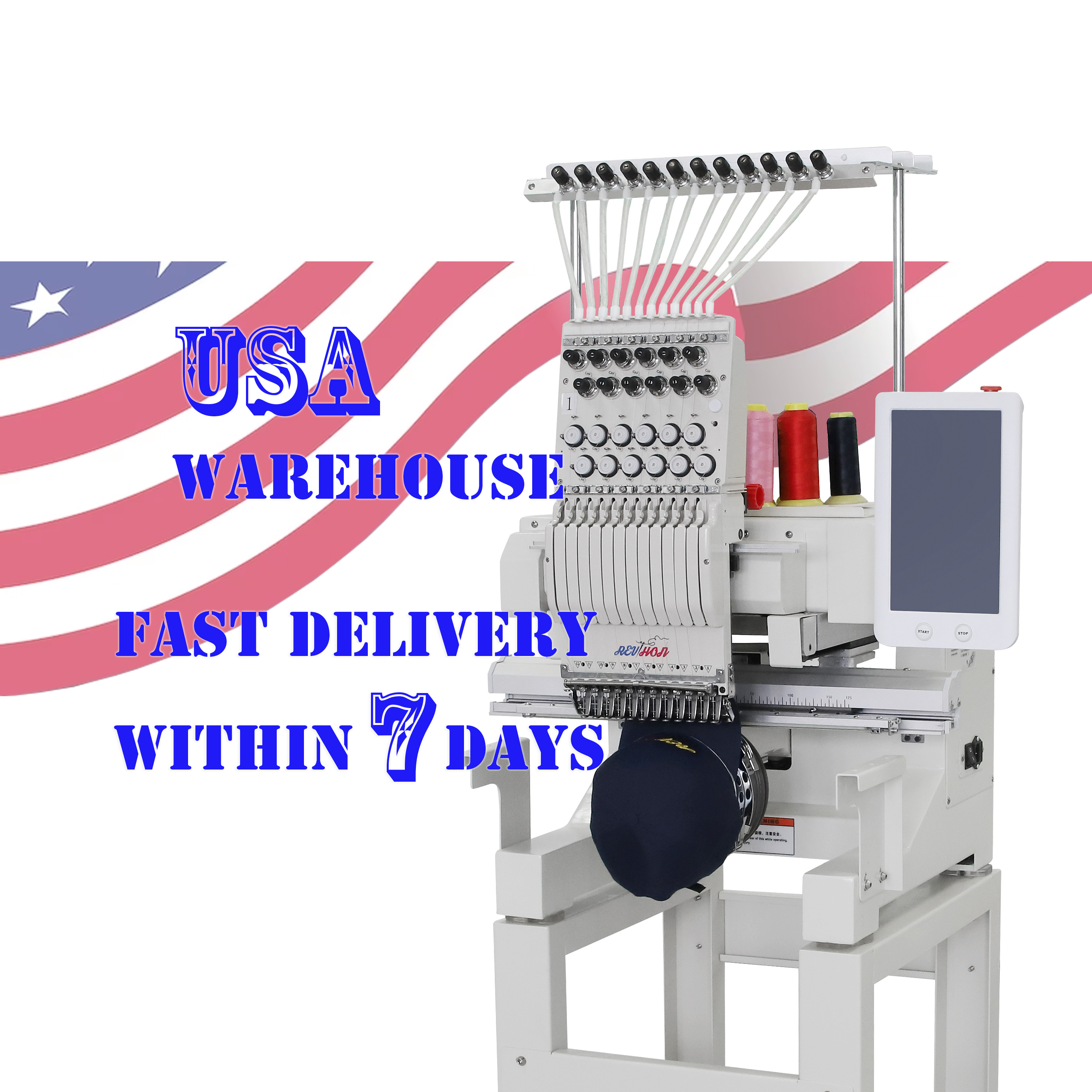 10% Off Discount on US Overseas Warehouse Order Embroidery Machines Is in Full Swing!